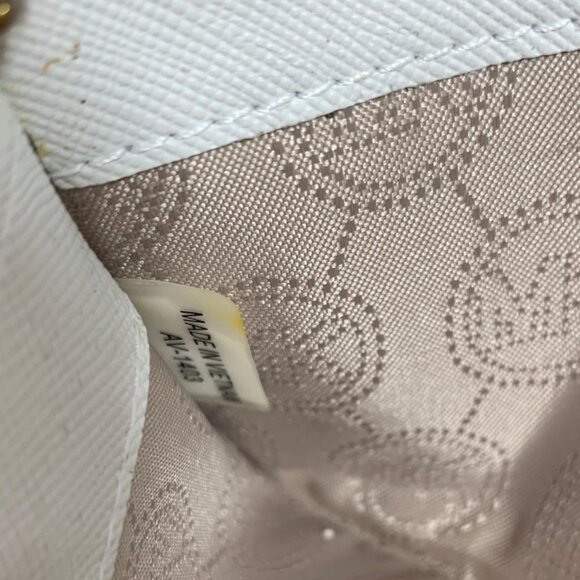 Michael Kors Jet Set Continental Wallet Vanilla MK Signature Tiger Stripes - Picture 11 of 12